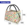 thumbnail image 2 of Fotbe Travel Bolsa Térmica Portátil con Estampado, Bolsa de Entrega de Alimentos Aislada, Bolsa Reutilizable de Gran Capacidad para Comidas y Supermercado, 2 of 6