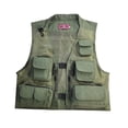 thumbnail image 5 of hengtong Men's Versatile Fishing Vest Sleeveless Jacket with Detachable Back Multi Zipped Green M, 5 of 9