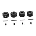 thumbnail image 3 of 4pcs Aleación de aluminio 1:10 Hex Hexy Wheel Hubs Accesorio de accesorio de bricolaje Reemplazar piezas para 1/10 RC Vehículos de automóvil RC Camión negro, 3 of 8