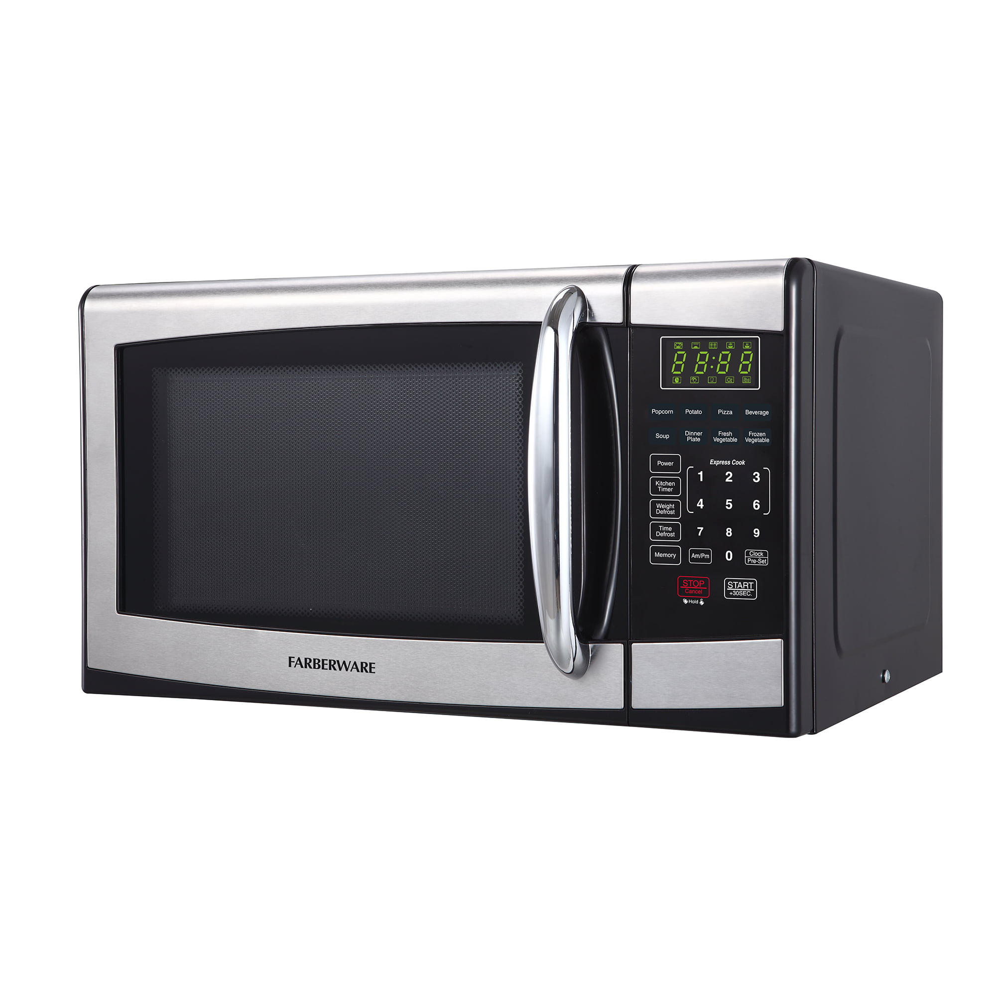 Farberware Classic 0.9 Cu. Ft 900-Watt Microwave Oven, Stainless Steel -  9891939