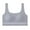 Grey, variant on Girls Seamless Cloud Sports Bra Training Camisole Comfortable Back Support for Teens Students Sport Bras Pink,XL