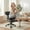 PU | Black, variant on Memoryfield Cross Legged Office Chair, Ergonomic Criss Cross Swivel Desk Chair, Wide Seat for Meditation & ADHD, Black