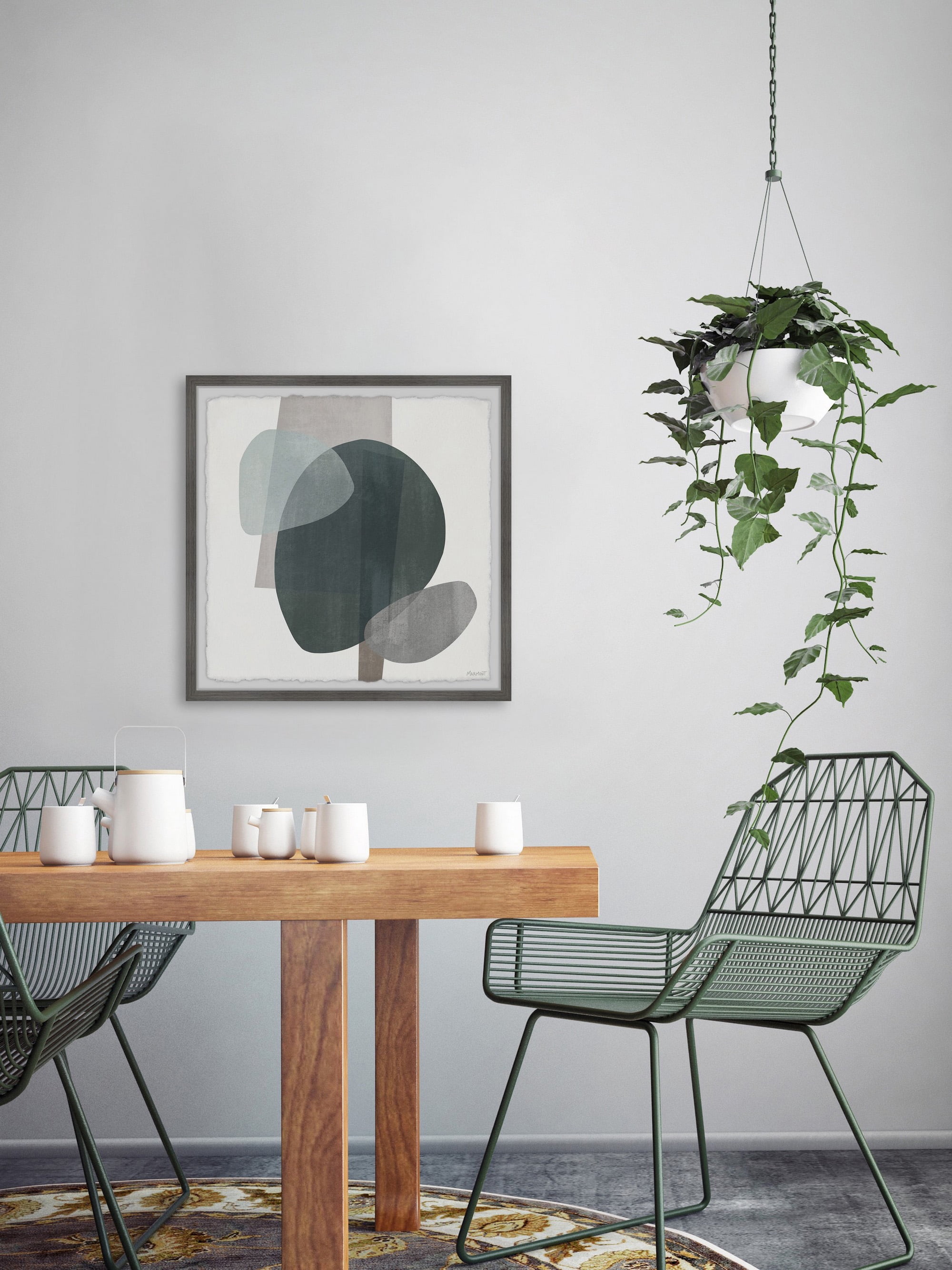 Marmont Hill Dark Mass Framed Wall Art