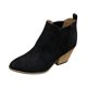 thumbnail image 1 of NECHOLOGY Botas Mujer Adulto Femenino Zapatos Botines de mujer Zapatos de mujer, botines de tacón grueso, zapatos informales, suela blanda antideslizante, botas transpirables a la (Black, 7.5), 1 of 5