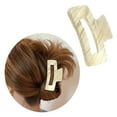 thumbnail image 2 of lanema Elegant Striped French Styles Hair Claw Clip Big Hair Clip Holder For Women Ponytail Bun Updos Hairstyles Decoration, 2 of 17