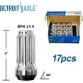 thumbnail image 6 of Detroit Axle - Front Control Arms w/ Ball Joints Pitman Idler Arm Tie Rods 24pc Lug Nuts w/ Keys Replacement for Silverado Sierra 1500 HD 2500 3500, 6 of 7
