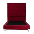 thumbnail image 2 of Box Base Cama Individual + Cabecera Capri Rojo Dicasa  Red, 2 of 8