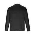 thumbnail image 5 of Tawop Men's T-Shirts Crew Neck Long Sleeve Pullover Graphic Casual Black L, 5 of 5