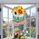 thumbnail image 2 of Casa de pájaros de bricolaje,Nido de pintura de construcción de kit de casa de pájaros de bricolaje,Ensamblaje a mano Rompecabezas sin pintar sin terminar,Construir pintura Graffiti colgando, 2 of 3