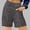 Grey, variant on LINGLANG Women's Sports Shorts With Pockets and Drawstring High Waisted Summer Athletic Shorts Lightweight Breathable for Running Gym Fitness Workout
