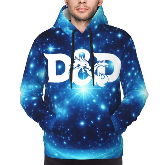Unisex Men's and Women's DND Dungeons And Dragons Hoodies 3D Fashion Digital Print Cartoon Pullover Hooded Sweatshirts with Pockets