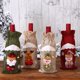thumbnail image 4 of Funda decorativa navideña para botella de vino, bolsas con adornos navideños, adornos navideños, regalo de Navidad, Año Nuevo 2023, 4 of 4