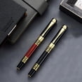 thumbnail image 6 of STONEGO Classic Design Rosewood Color Metal Ink Fountain Pen - Premium Executive Writing Pen for Office, Business, and Professional Use, Perfect Gift for Men, 6 of 11