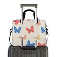thumbnail image 2 of FORMRS 16" Laptop Sleeve Bag Carrying Case with Handle Travel Shoulder Briefcase, Red Butterflies, 2 of 8