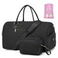 thumbnail image 1 of Bolsa de viaje BAVERGE Weekender para mujer, color negro, 1 of 6