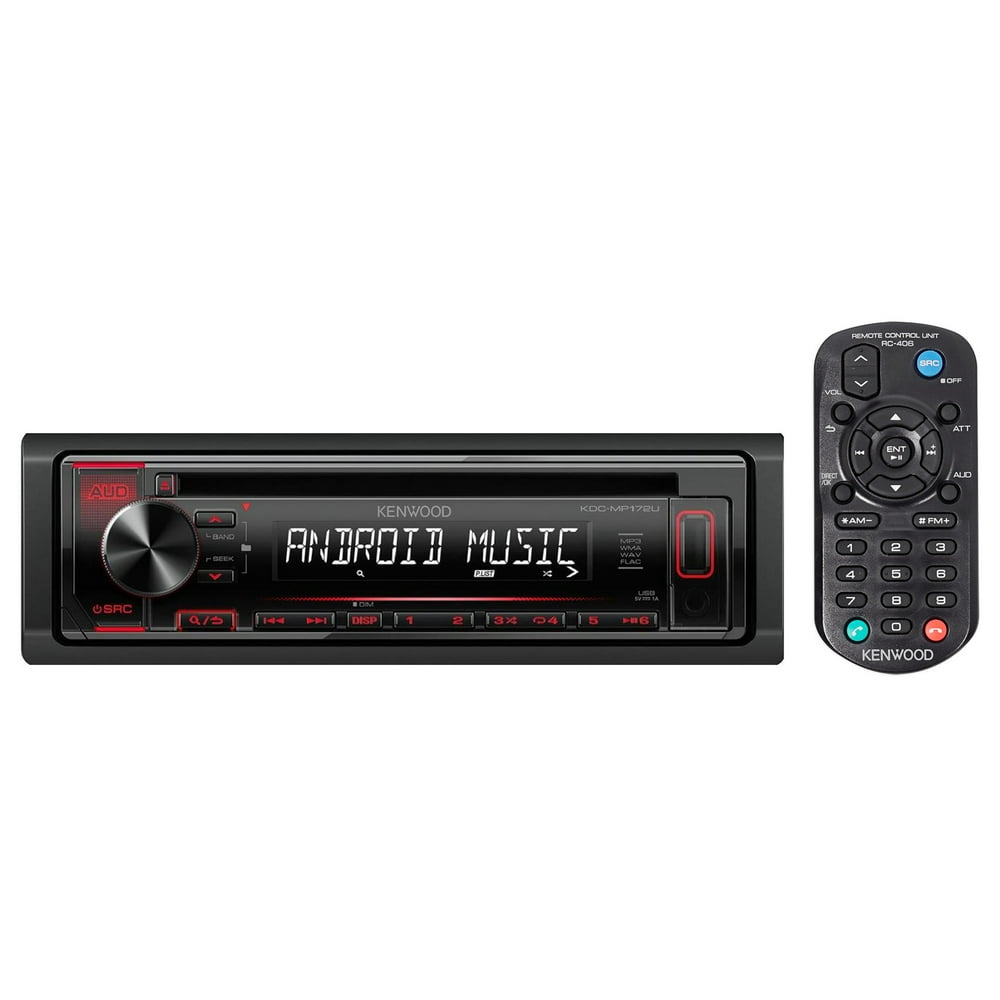 Kenwood KDC-MP172U In-Dash Car CD Player Receiver w/ USB/iPhone/Android ...