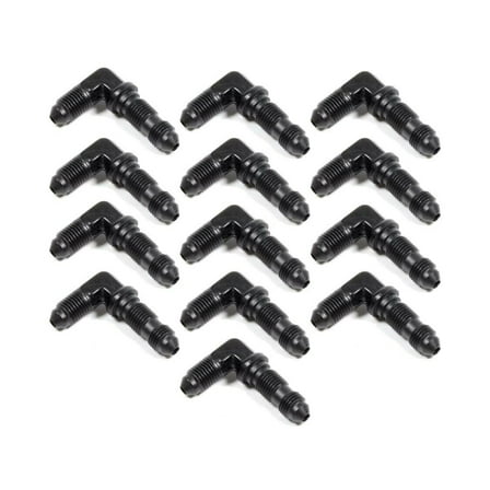 Allstar Performance Black Bulkhead Fittings Pack of 10