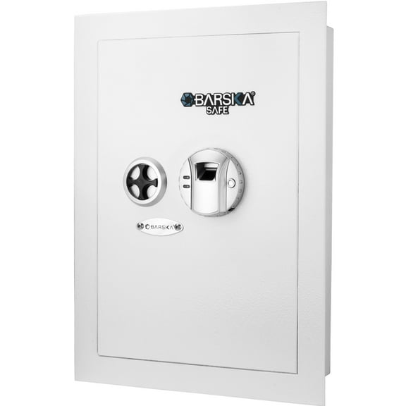 Newboti Furniture White Biometric Wall Safe 32984
