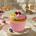 thumbnail image 6 of Shoreew Silicone Baking Muffin Cups Food-Grade Non-Stick Cupcakes Liners for Muffins Candies Reusable Cake Cups Holders for Parties, 6 of 7