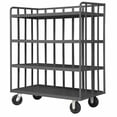 thumbnail image 3 of Durham OPT-4224-95 14 Gauge Steel Open Portable Shelf Truck with 4 Shelves - 42 x 24 x 58 in., 3 of 3