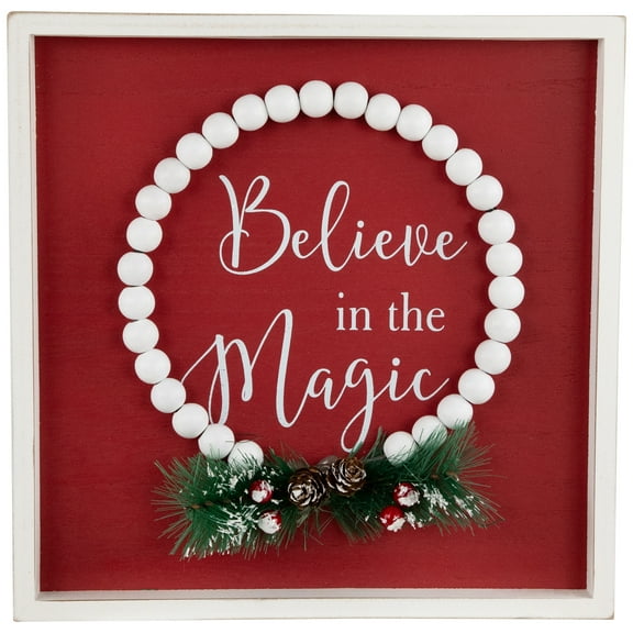 Northlight "Believe in the Magic" Framed Christmas Wall Sign - 9.75"