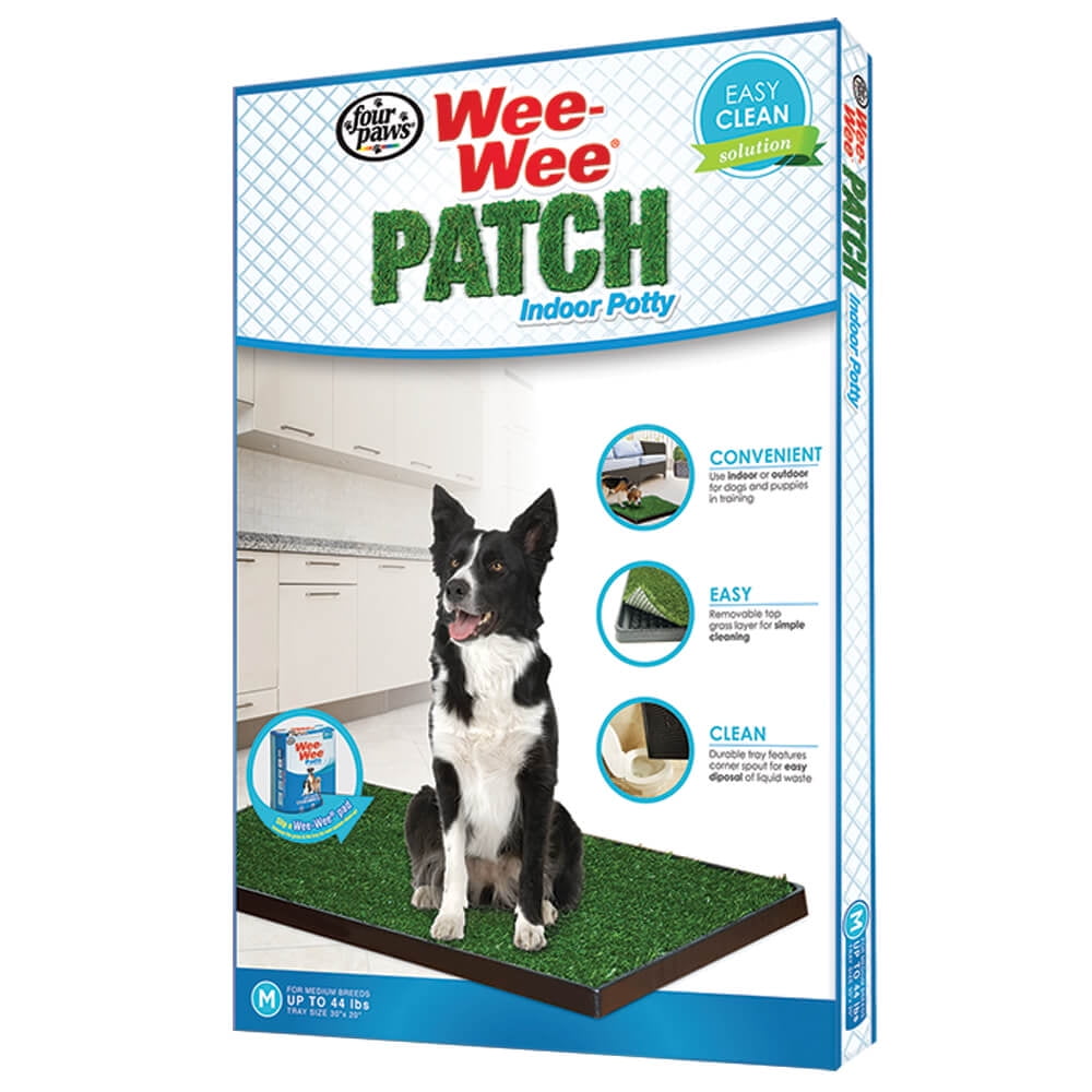 Four Paws WeeWee Patch Indoor Potty Medium 30" x 20" x 1" Walmart