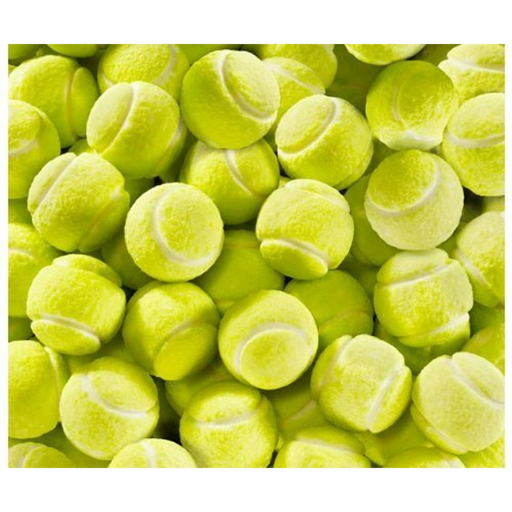 Vidal Tennis Bubble Gum Gumballs Unwrapped 2.2 Pound Bag Walmart
