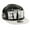 Black/Gray, variant on New York Faux Leather Flat Bill Snap Back Hat Cap