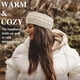 thumbnail image 2 of Diademas de invierno Huachi para mujer, calentadores de orejas con forro polar, 2 of 7
