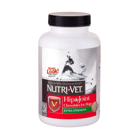 UPC: 0669125247433 | Nutri-Vet Hip & Joint Extra Strength Chewable Dog Supplements  75 Count