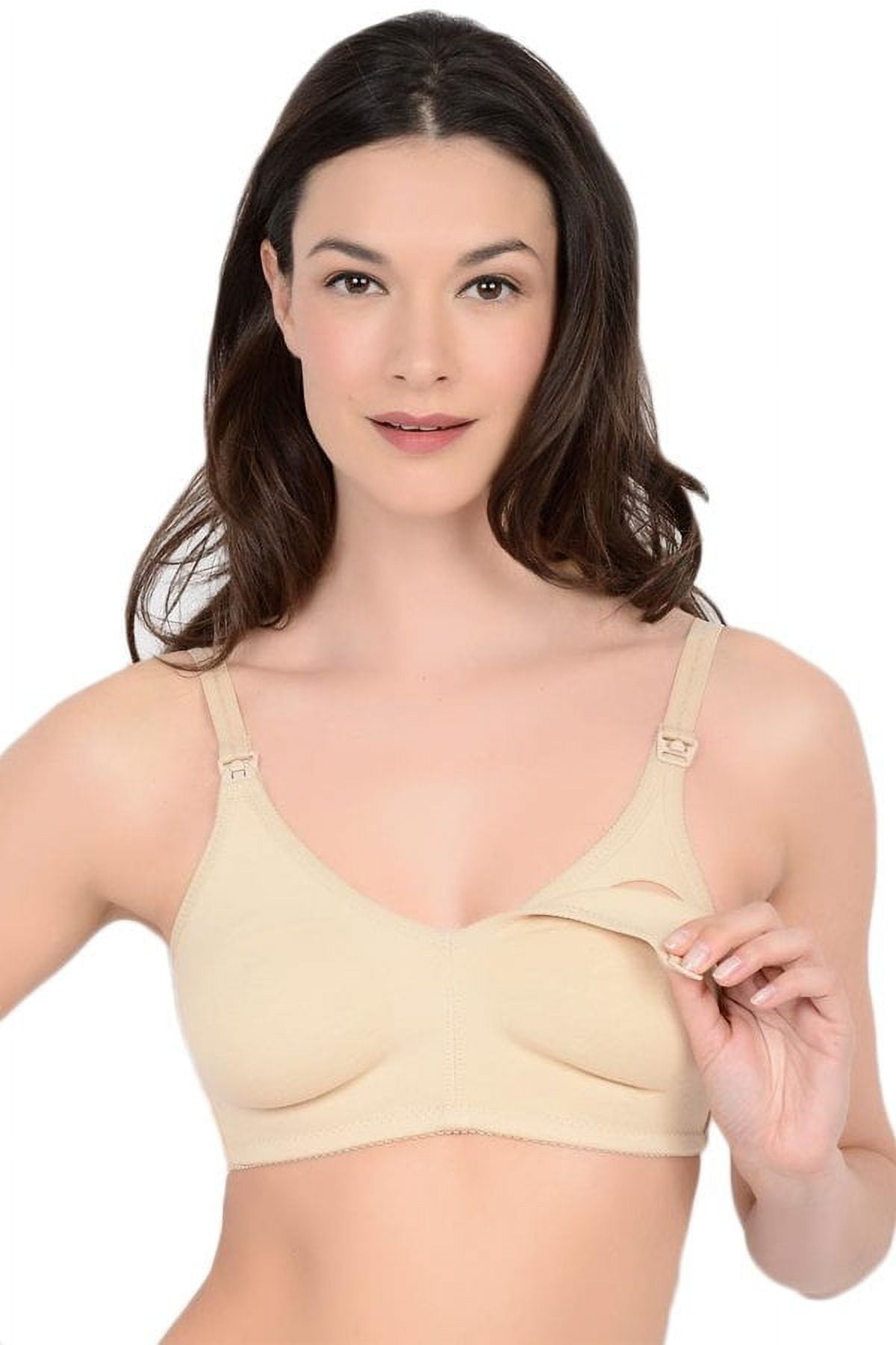 Maternity Wireless Cotton Blend Nursing Bra