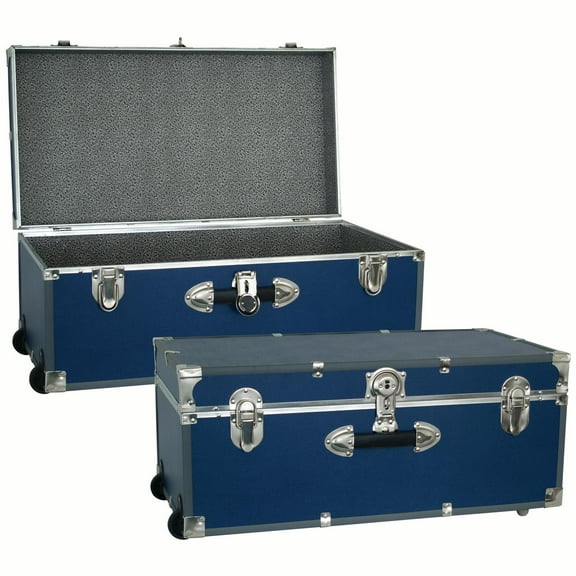 Seward Collegiate Collection Footlocker Trunk with Wheels