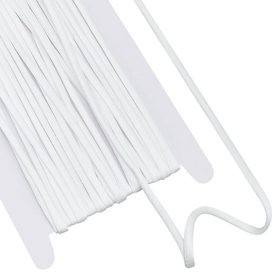 1set 10Yards Polyester Cords Soft Drawstring Replacement Rope for Sweatpants Shorts Pants Jackets Coats White 5mm
