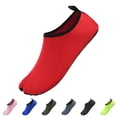 thumbnail image 5 of AUDeals Water Shoes, Quick Dry Stretch Mesh Aqua Sneakers with Split Toe Design for Swimming, Diving and Beach Use (Red, 10.5), 5 of 5
