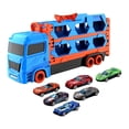 thumbnail image 4 of Kits de camiones transportadores de pista, vehículos de transporte, juguete divertido, Mini coche de juguete, presente, vehículos eléctricos de Estilo A, 4 of 9
