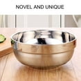 thumbnail image 2 of 1Piece Stainless Steel Bowl Double Layer Insulation Noodles Soup Rice Bowl Fruit Bowl Food Container Bowl Home Kitchen Accessories, 2 of 8