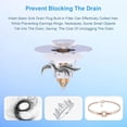 thumbnail image 6 of Bathroom Sink Stopper, Upgraded Brass Core Push Type Sink Stopper, Anti Clogging Drain Filter, Chrome, 6 of 10