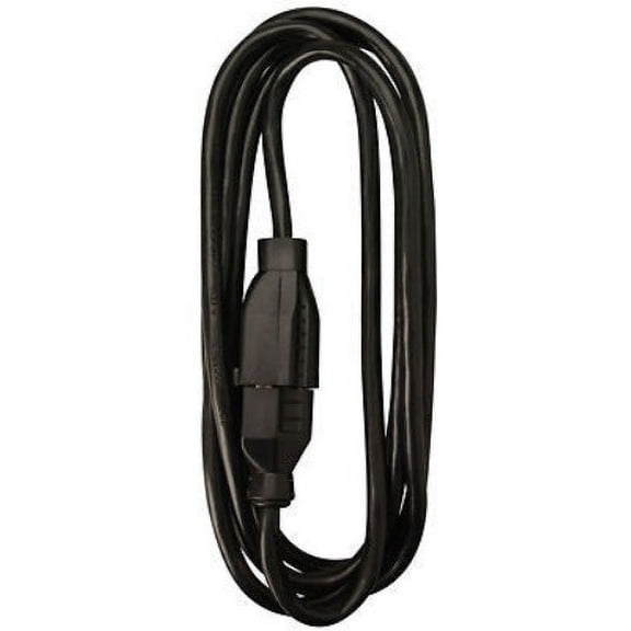 Master Electrician 02210ME 15' Foot 16/2 13A SJOW Black Round Vinyl Indoor & Outdoor Extension Cord - Quantity of 6