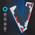 thumbnail image 2 of Teclado mecánico Ussixchare 60% Interruptor rojo con cable de 68 teclas, 2 of 8