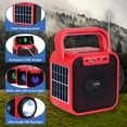 thumbnail image 3 of JENSEN JEP-175 Altavoz portátil Bluetooth recargable con puerto de carga USB de emergencia incorporado, radio FM, linterna y panel de carga solar, 3 of 5