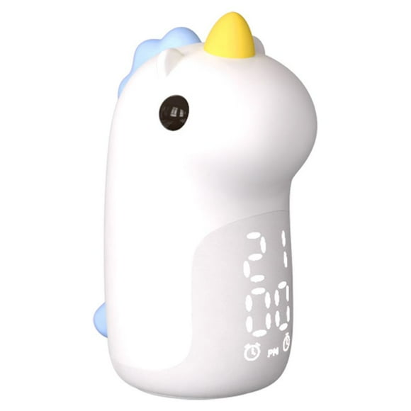 Unicorn Kids Night Light, Alarm Clock, Unicorn Girl Gift, Kid Silicon Usb Charging Lantern (Blue)