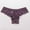 Purple, variant on loopsun Womens Briefs,Women's Fashionable Classic High Waisted Breathable And Seductive Solid Color Underwear