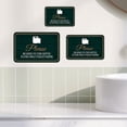 thumbnail image 2 of Classic Framed Plus Please Be Kind To The Septic Flush Only Toilet Paper Wall or Door Sign | Office & Workspace Bathroom Signage -Small, 2 of 8