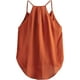 thumbnail image 2 of playera sin mangas con tirantes delgados para mujer Naranja quemado Grande Plus Naranja quemado Grande Plus Xishao ropa, 2 of 2