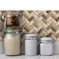 thumbnail image 2 of Truu Design Plastic Peel/Stick Backsplash Wall Tile Set Multi-Color (Set of 6), 2 of 5