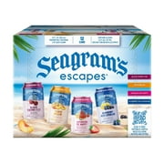 Seagram's Escapes Classic Variety Pack, Flavored Malt Beverages, 12pack , 12 fl oz Cans
