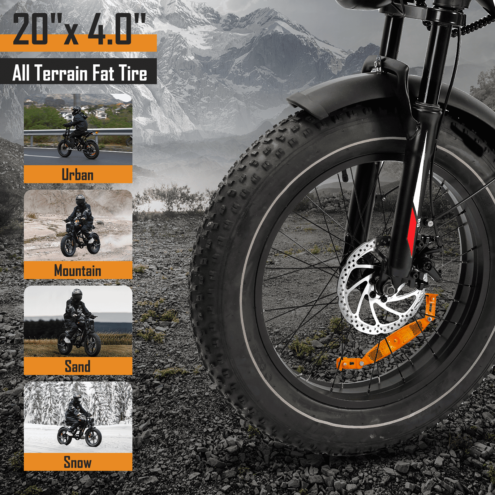 EGGKING Electric Bike for Adults,1000W 31MPH Moutain Ebike,48V 17.5AH Removable Battery 20" Fat Tire Electric Bicycle Full Suspension UL2849, Black
