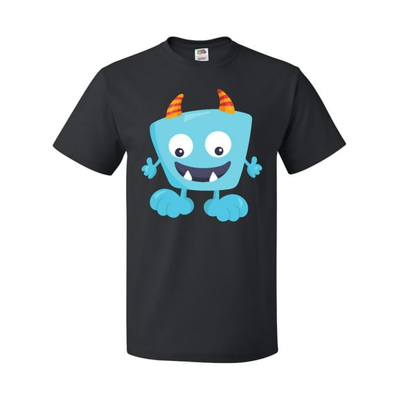Inktastic Cute Monster, Little Monster, Blue Monster, Horns T-Shirt