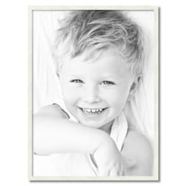 ArtToFrames 28" x 38" White Picture Frame, 28x38 inch White Wood Poster Frame (WOM-5140)