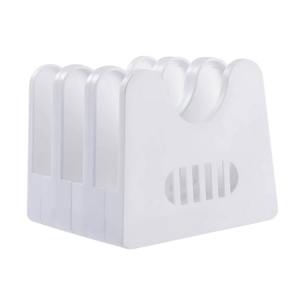 Soporte plegable para tapas de ollas para encimera de cocina, ahorra espacio, con drenaje para tapas de ollas, sartenes y cacerolas. Fabricado en acero al carbono. Ideal para el hogar, la cocina, el